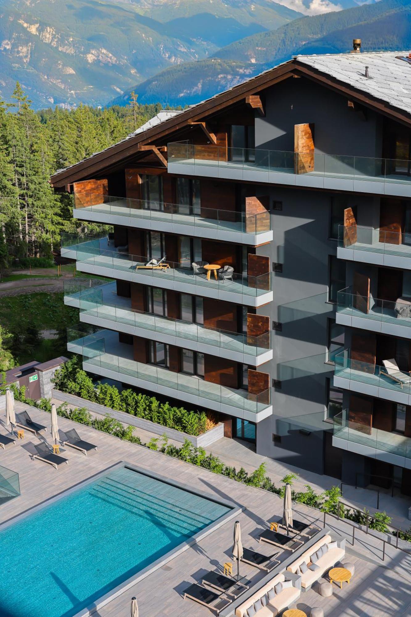 Six Senses Crans-Montana Hotel Bagian luar foto